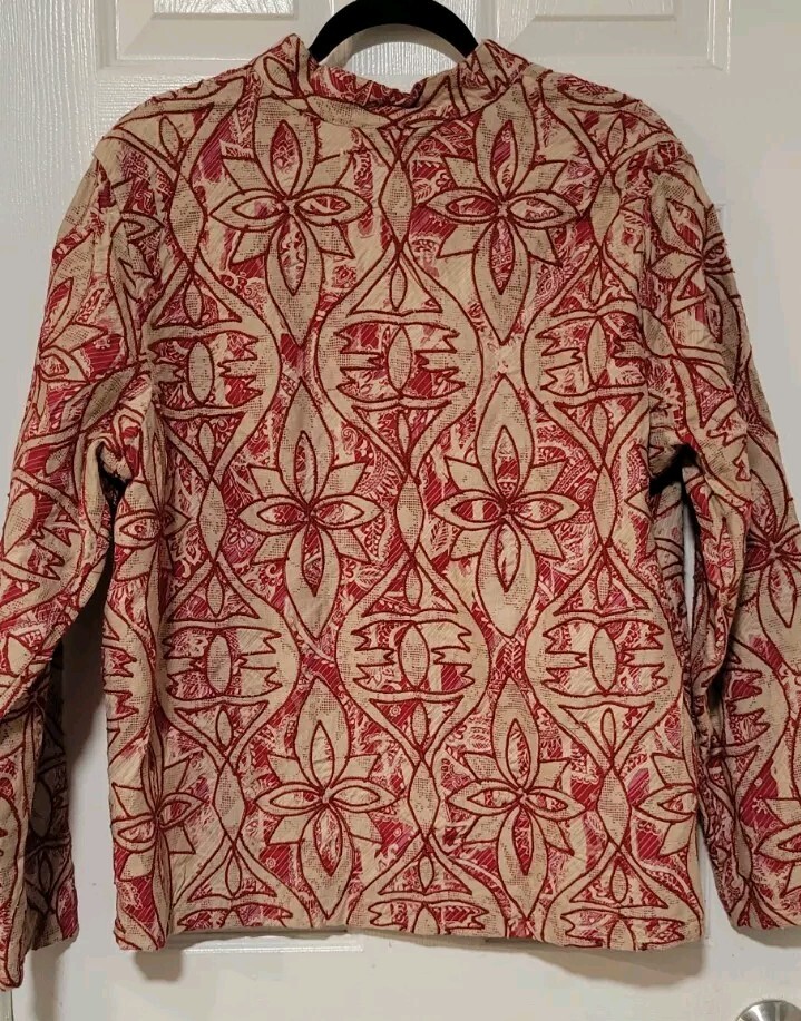 Notations Jacket Blazer light coat Brick red tan … - image 4