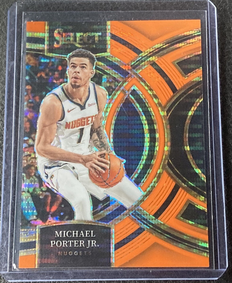 2023-24 Panini Select Michael Porter Jr. 178 Premier Neon Orange