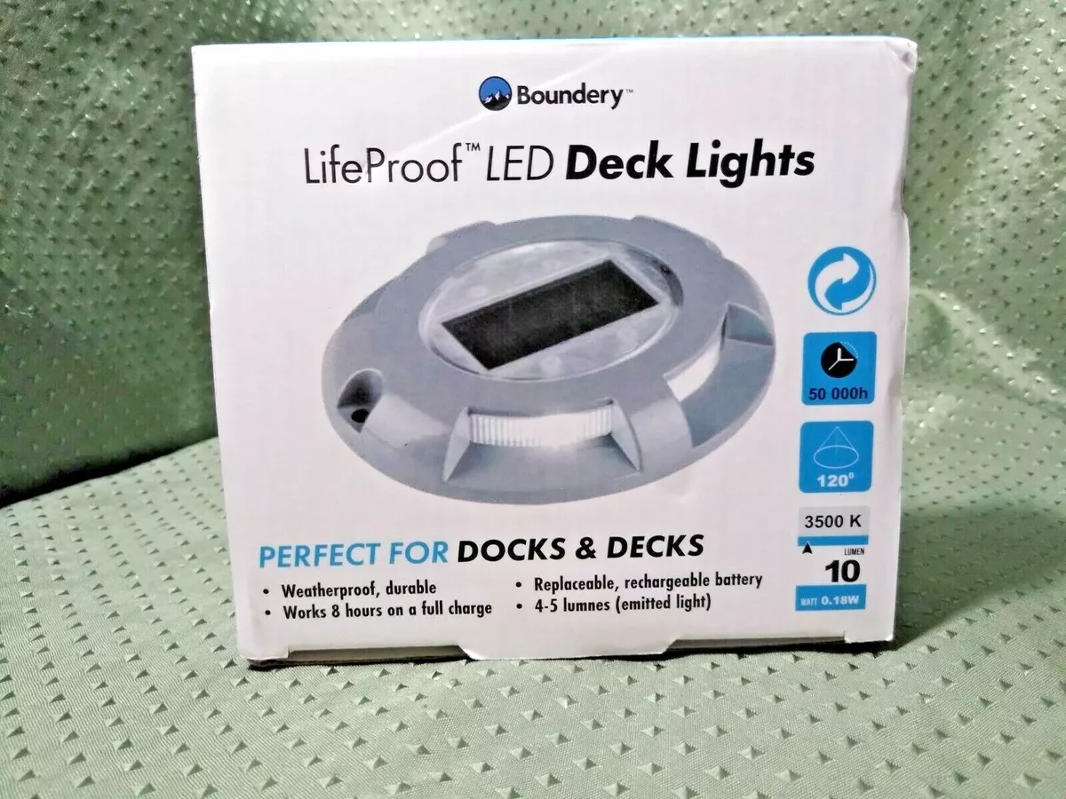 Lifeproof outdoor outlet solar light