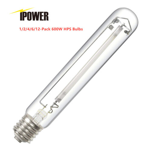 iPower 600 Watt High Pressure Sodium HPS Grow Light Bulb Lamp 1/2/4/6/12-PACK - Bild 1 von 9