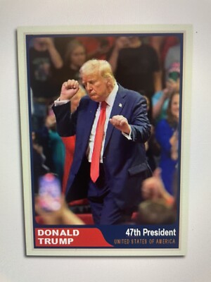 Donald Trump 2024  47  Custom ACEO Card MAGA 50% Donated 2 Team Trump
