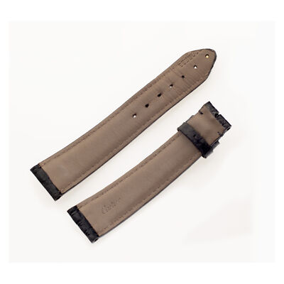 Cartier black crocodile strap (18 mm x 16 mm) 4'' long end, | eBay