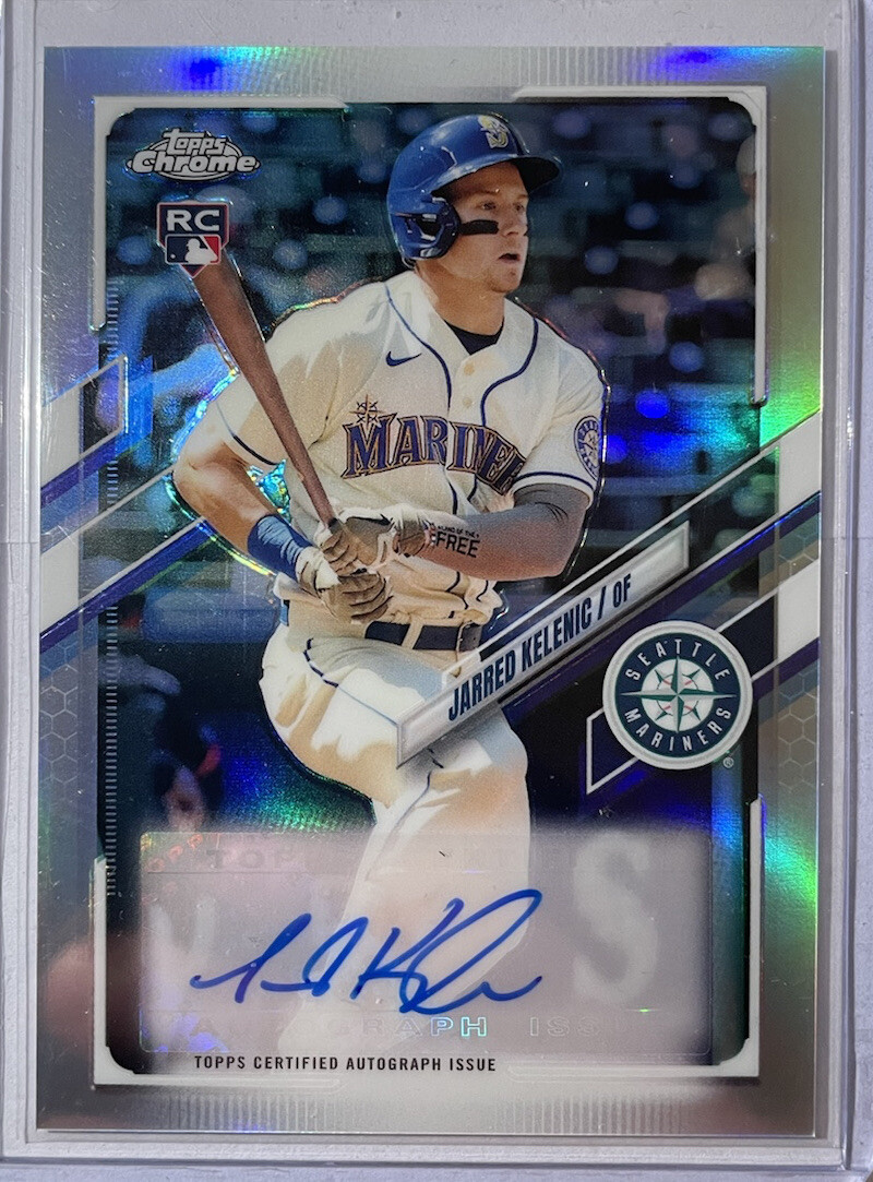 2021 Topps chrome update Jarred Kelenic auto #CUSA-JK