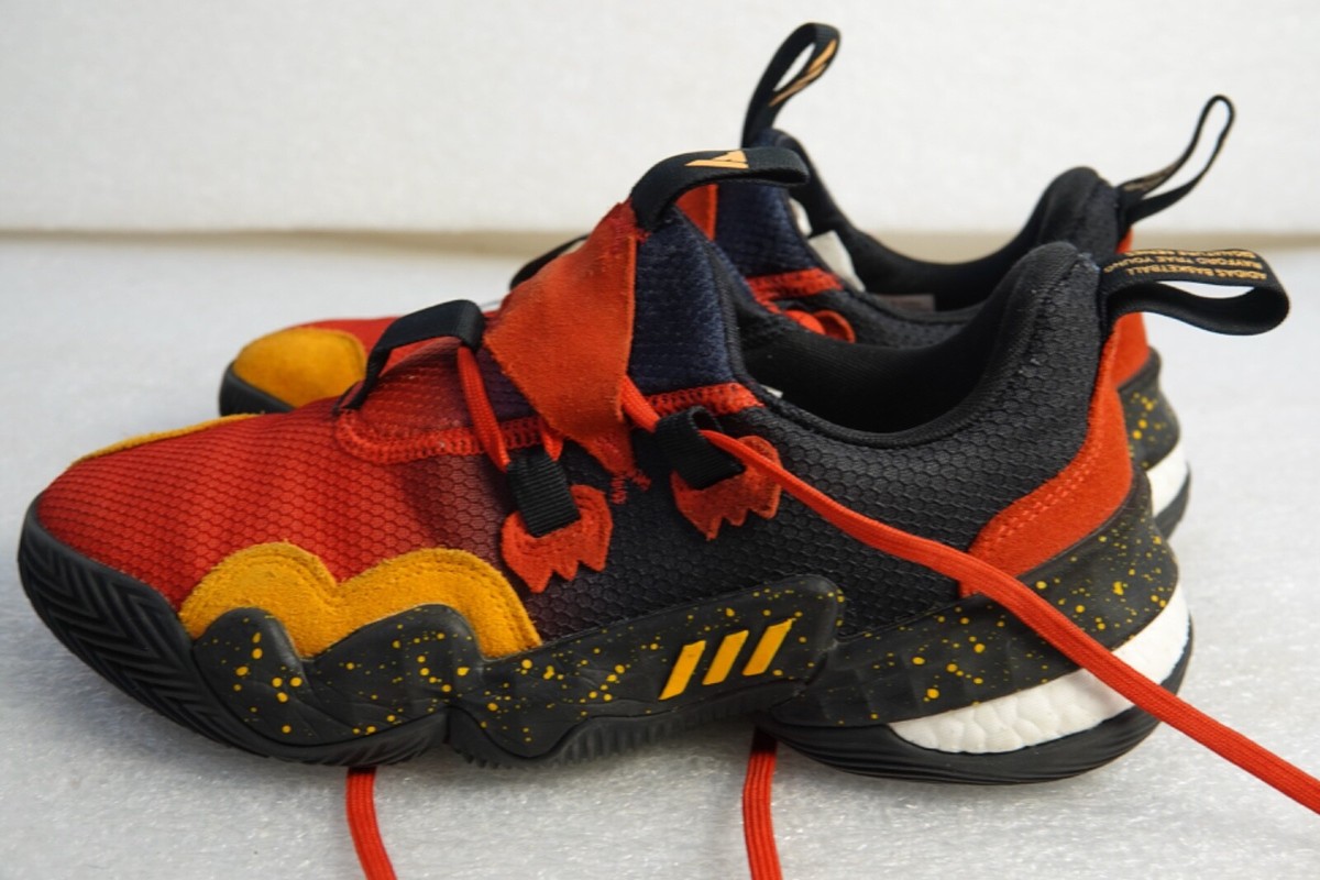 Adidas Trae Young 1 Atlanta Hawks Basketball Shoes Red Orange Black Mens 8 Sneakers Release – adidas Trae Young 1 “Atlanta  main image 2
