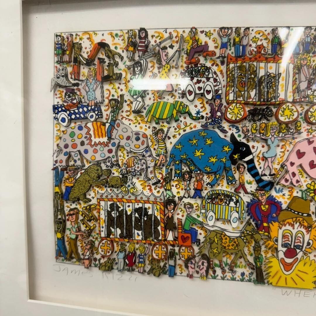 James Rizzi Come Again 3-Dシルクスクリーン 03f081dab00f086a59ab9fc5fcd946