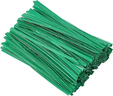 500 Pcs 5" Green Paper Twist Ties, Bread Ties Twisty-Ties for Party Cello Candy