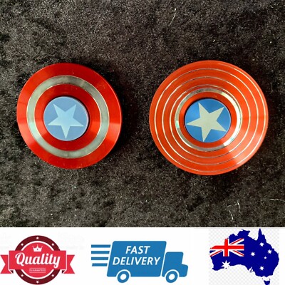 Captain America Fidget Spinner Au Autism ADHD Stress Relief Toy