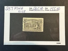 Scott #  237 MNH  NICE!!  2024 Scott Catalogue Value $ 265.00