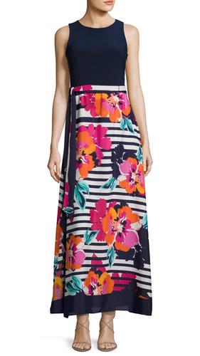 Eliza J Women's Sleeveless Floral Print 