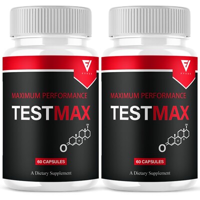 (2 Pack) TestMax Advanced Pills, Test Max Performance Supplement (120 Capsules)