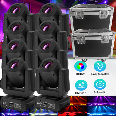 8x150W 5Prisma Gobo LED Beam Moving Head Bühnenlicht Spot Partylicht Ostern