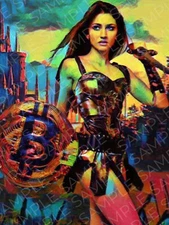 “Praesidium ” Limited Edition Bit coin Poster Art - Signed and Numbered 18x24