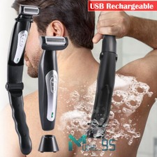 Newest Electric Back Shaver for Men Long Handle Body Hair Removal Razor Trimmer