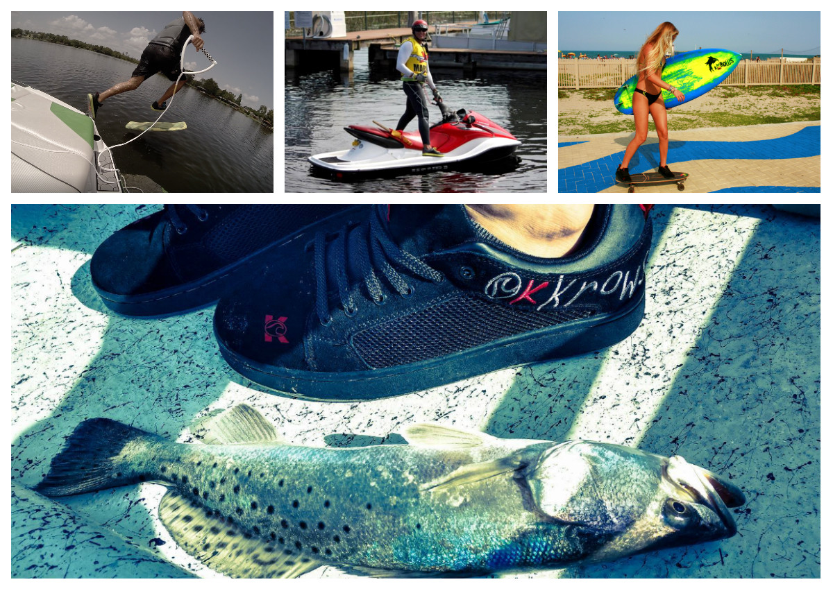 WATER SHOES! Liquid Krow by kKrows Size 1112 Kayak, Jetski, Fishing