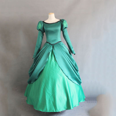 Princess Ariel Adult Costume The Little Mermaid Dress Cosplay Ball