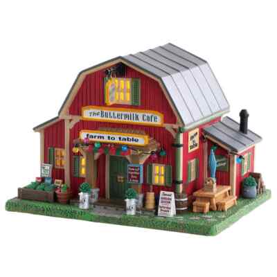 Lemax 2018 The Buttermilk Cafe Harvest Crossing 85388 Farm To Table Garden Basil