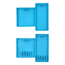 Vertical Badge Buddies Nurse Badge Mold DIY Fondant Mold for Nurse Gifts Blue