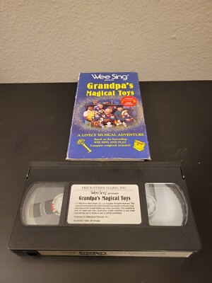 Wee Sing Grandpa's Magical Toys VHS 1988 Price Stern Sloan Musical