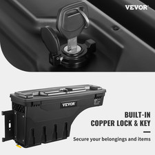 Lockable Truck Bed Tool Box, Fits Silverado/S...