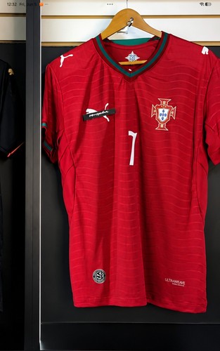 Portugal Ronaldo #7 Home Soccer Jersey Red Football Shirt New With Tags