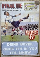 1931 FA Cup Final Programme WBA West Brom v Birmingham City High Quality REPRINT