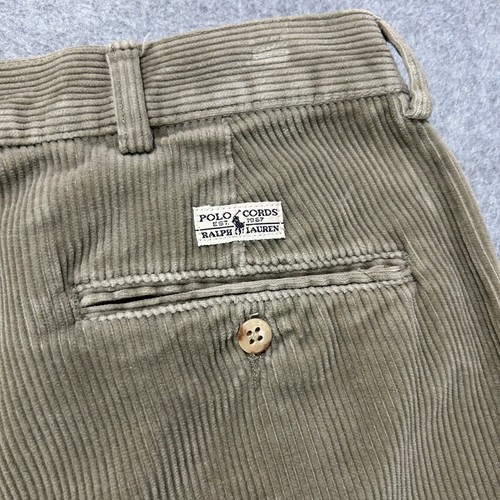 Polo Ralph Lauren, Polo Ralph Lauren Polo Cords Pants Mens 36x26 Tan Preppy Heritage Vintage