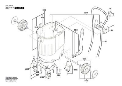 Anello Di Bloccaggio Bosch Originale - Ricambio OEM 2609200454 Per Elettrodomestici