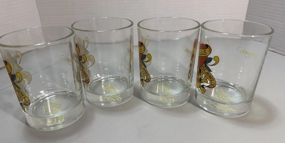 4 Ed Hardy любовь убивает медленно двойной старомодный очки 12 унций W коробка - Изображение 3 из 4