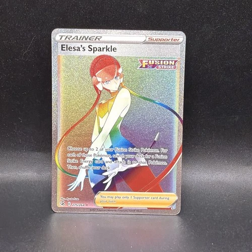 Elesa's Sparkle (Secret) Holo Secret Rare SWSH08: Fusion Strike 275/264
