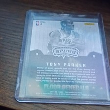 Panini Threads Floor Generals Basketball Card San Antonio Spurs Indiana Pacers