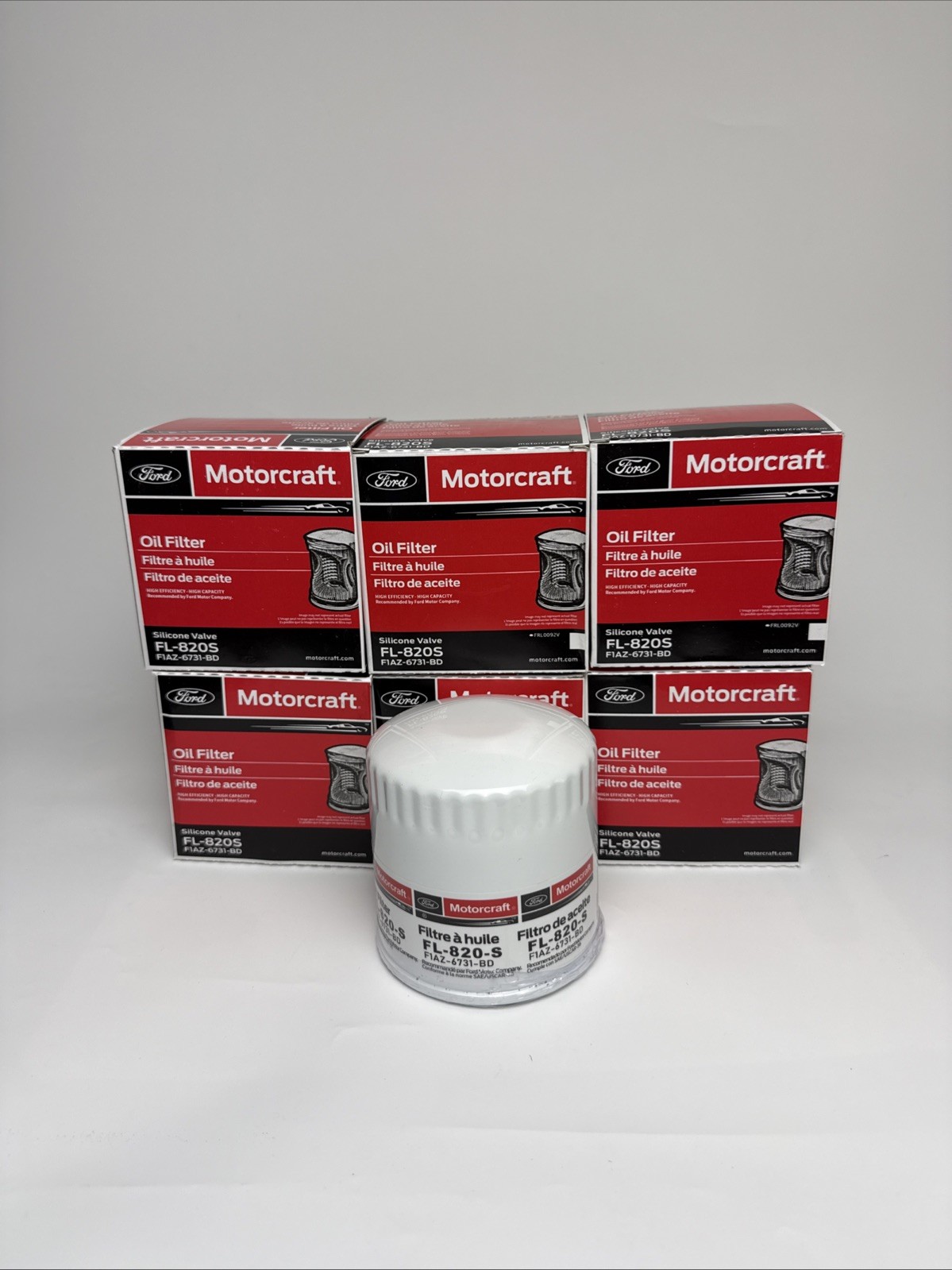 Lincoln Mercury Motorcraft Fl820s F1az6731bd Set Of 6