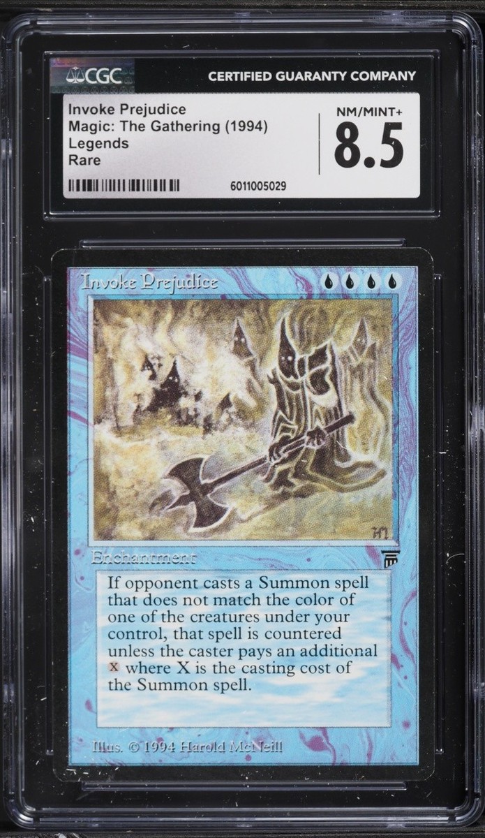 CGC 8.5 1994 MTG Magic The Gathering Legends Invoke NM/Mint+