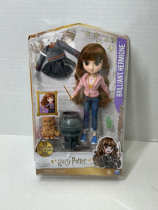Wizarding World Harry Potter, 8-Inch Brilliant Hermione Granger Doll
