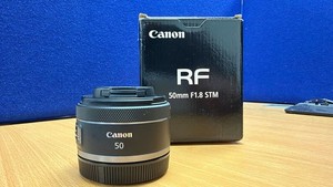Canon RF 50mm f/1.8 STM Lens - Mint Condition, Boxed with Caps