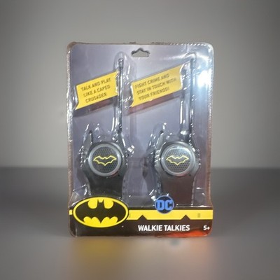 DC Comics Batman Walkie Talkies 2-Pack Two-Way Radio Set Black/Yellow