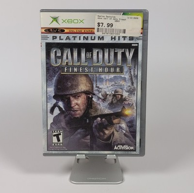 Activision Call of Duty: Finest Hour Xbox Platinum Hits w/ Case & Manual NTSC-U 