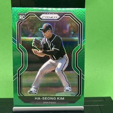 2021 Panini Prizm - Tier II Ha-Seong Kim #178 Green Prizm (RC) Padres