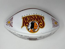 Washington Redskins Wilson NFL Football Hall of Fame Facsimile Autographs
