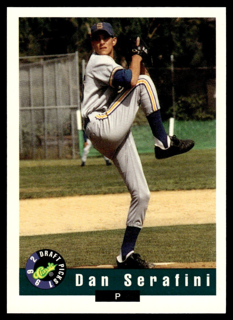 1992 Classic Draft Picks Dan Serafini Minnesota Twins #20