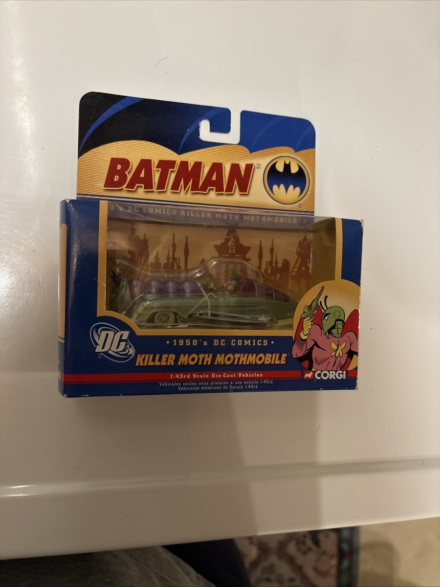 Corgi Batman 1950 DC Comic killer moth mothmobile 1:43 Scale Die