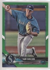 2018 Bowman Draft Green 82/99 Sam Carlson #BD-175 0d4