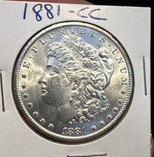 1881 CC CARSON CITY MORGAN COINS