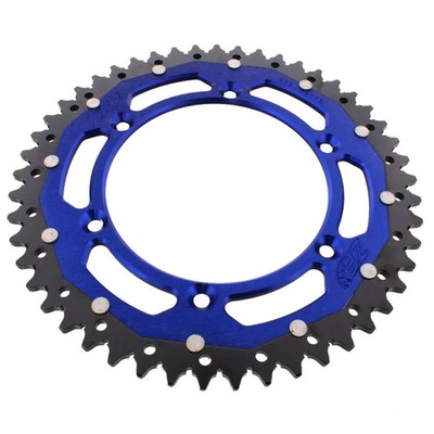 Kettenrad Alu blau 49-Zähne 520-Teilung für SWM Gran Milano 440 i ABS 2017-2018