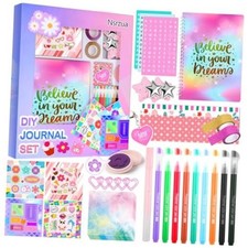 DIY Journal Kit for Girls,Toys for Ages 8-14 and Birthday Gifts for purple