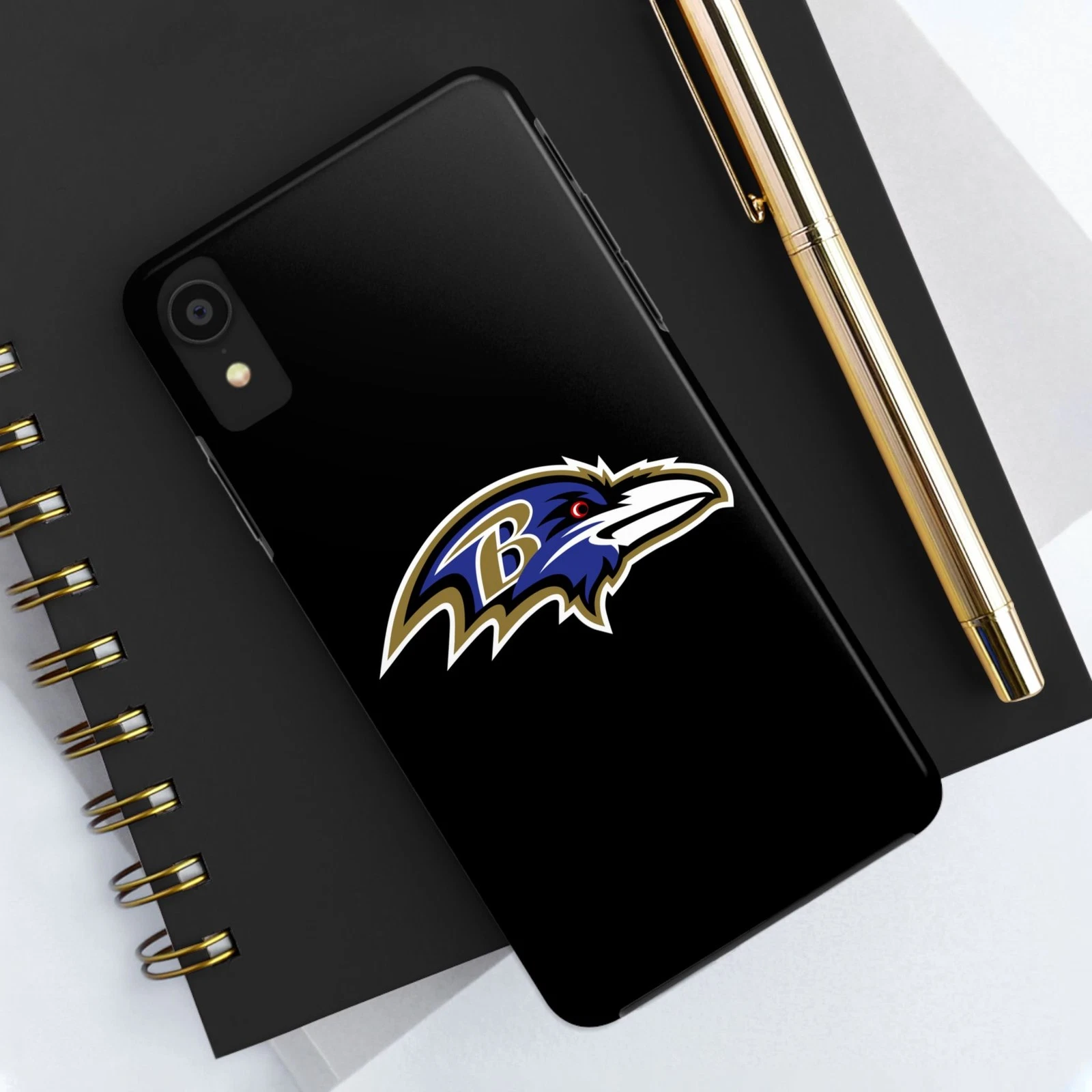 Baltimore Ravens Phone Case for iPhone Durable Football Fan Style