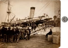 WW1 WWI Military Press Photo US Army Soldiers Boarding A Ship for Europe LARGE