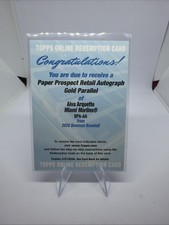 2026 Bowman Baseball Aiva Arquette Paper Prospect Retail Autograph Gold Parallel