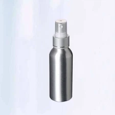 2 Pcs Portable Aluminum Spray Bottle 120 ml Refillable Perfume Container