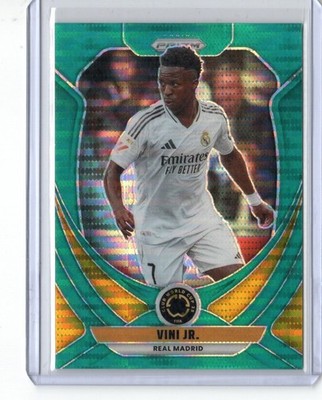 VINI JR 2025 Panini Prizm Club World Cup Teal Pulsar Prizm 25/25 REAL MADRID