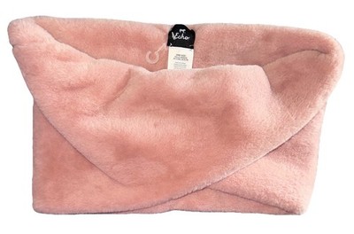 Echo Infinity Scarf Neck Warmer Faux Fur Velvety Soft One Size  Cozy 15.5 X 9 